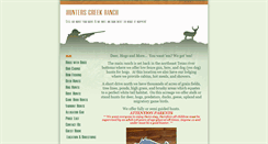 Desktop Screenshot of hunterscreekranchtx.com
